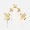 Jennifer Behr Women's Pippa Butterfly Bobby Pin Set - Gold - Image 1