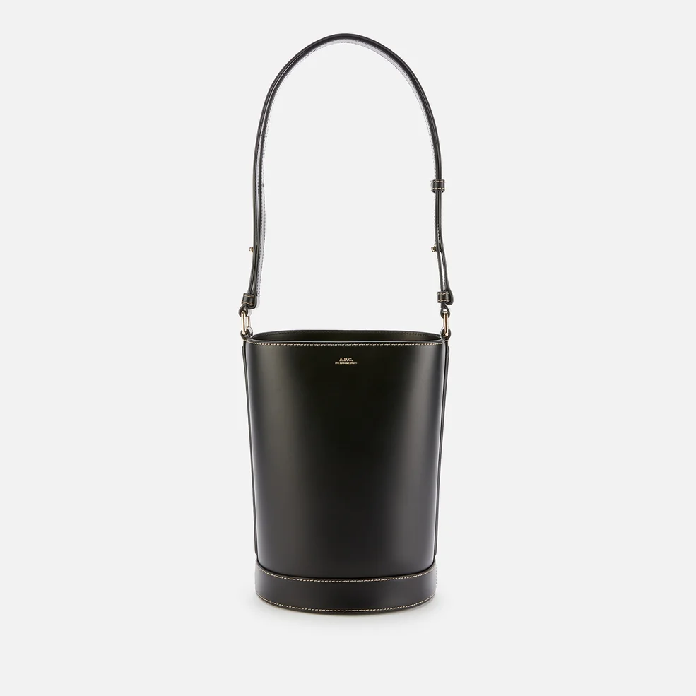 A.P.C. Women's Ambre Small Bucket Bag - Black Image 1