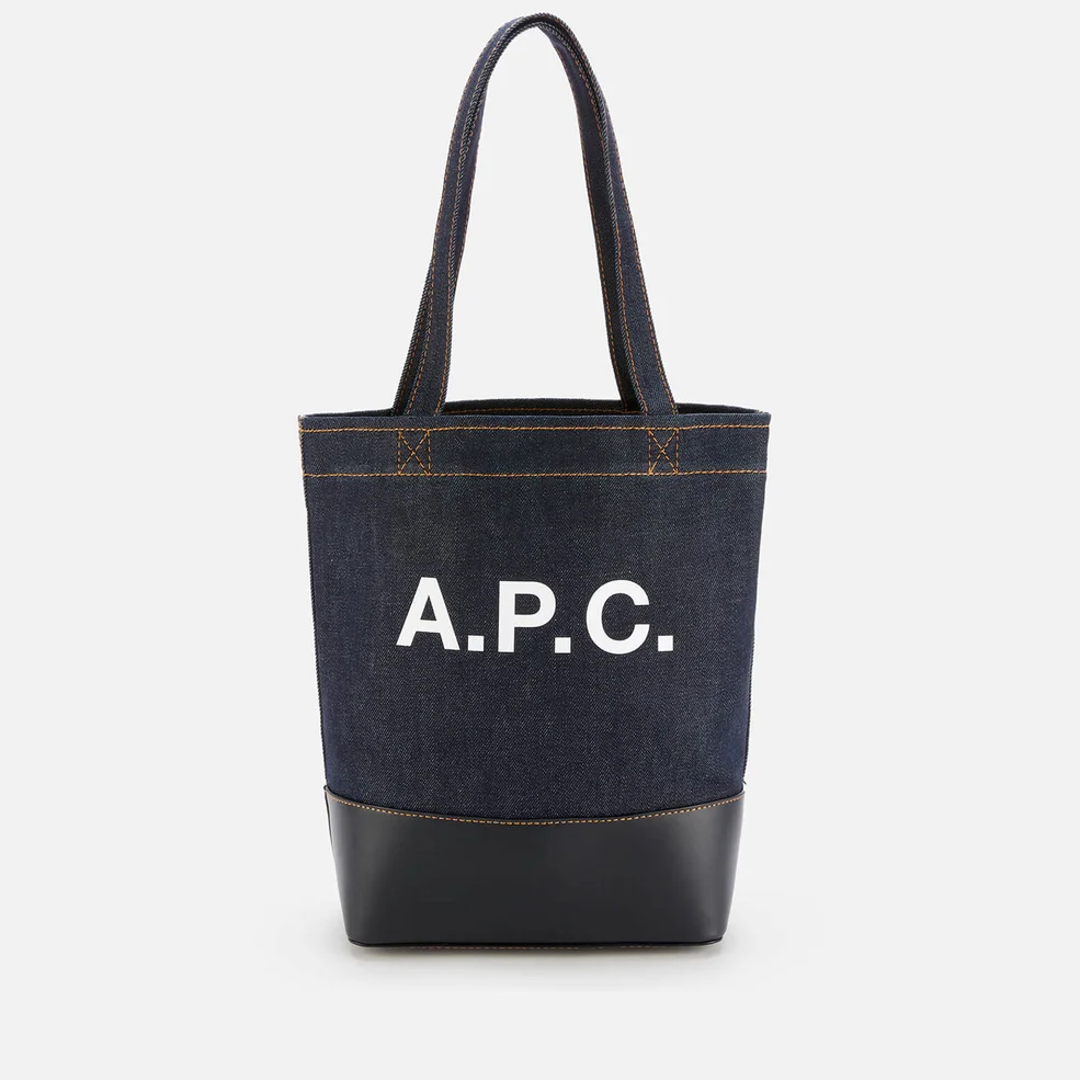 A.P.C. Women's Axel Small Tote Bag - Dark Navy Image 1