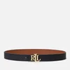 Lauren Ralph Lauren Women's Reversible 30 Medium Belt - Black/Lauren Tan - Image 1