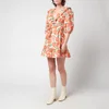 RIXO Women's Lennon Dress - Medium Floral Coral Green - Image 1