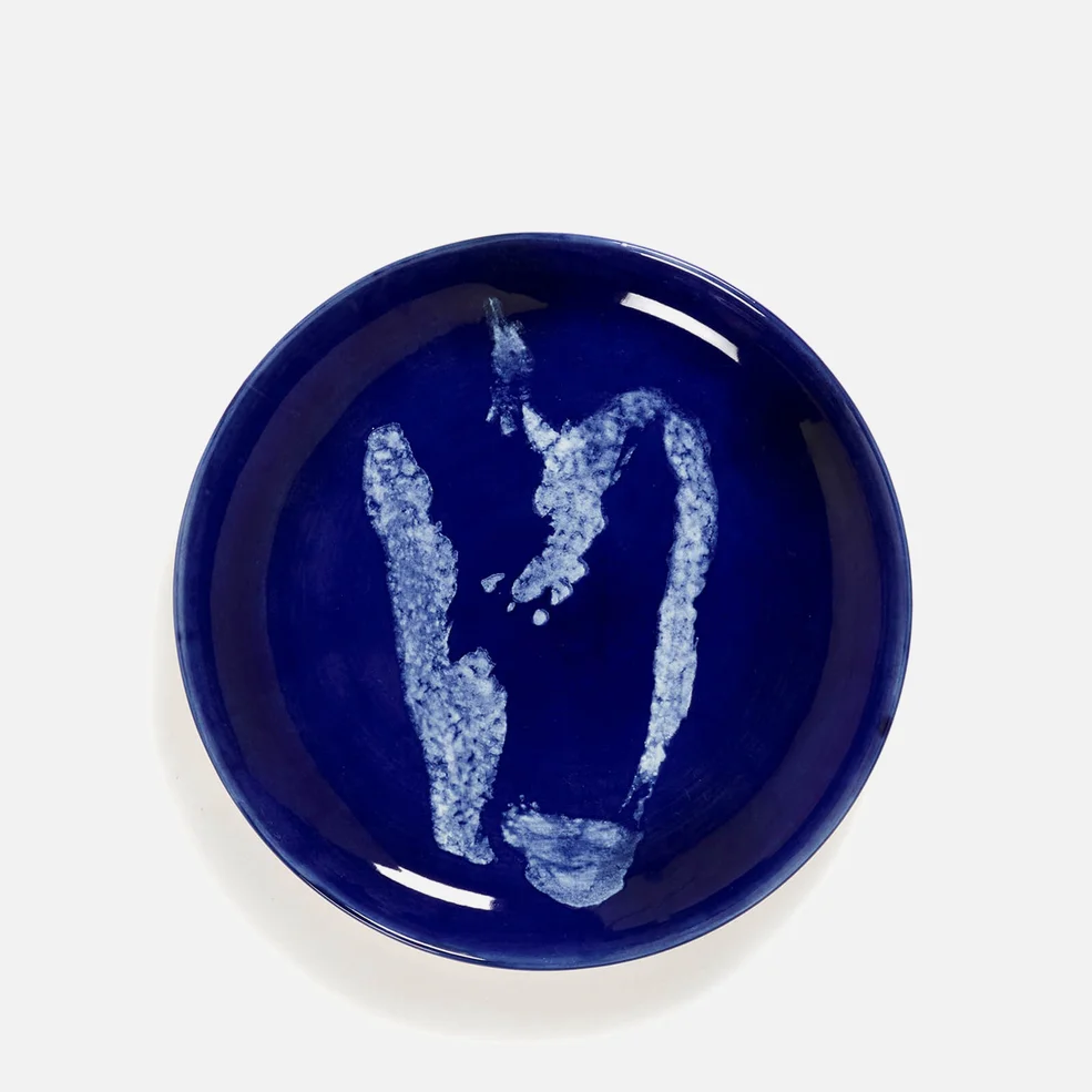 Serax x Ottolenghi Small Plate - Lapis Lazuli & Pepper White (Set of 2) Image 1