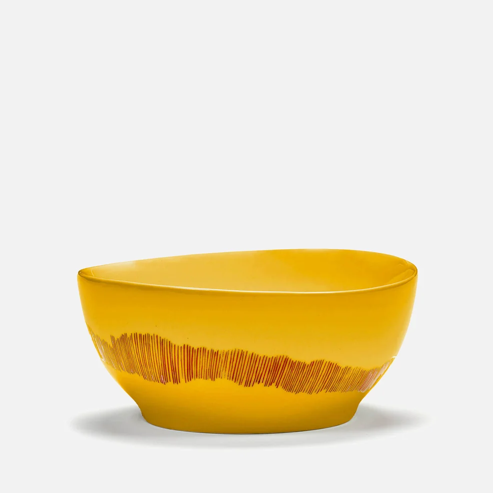 Serax x Ottolenghi Small Bowl - Sunny Yellow & Swirl Red (Set of 4) Image 1