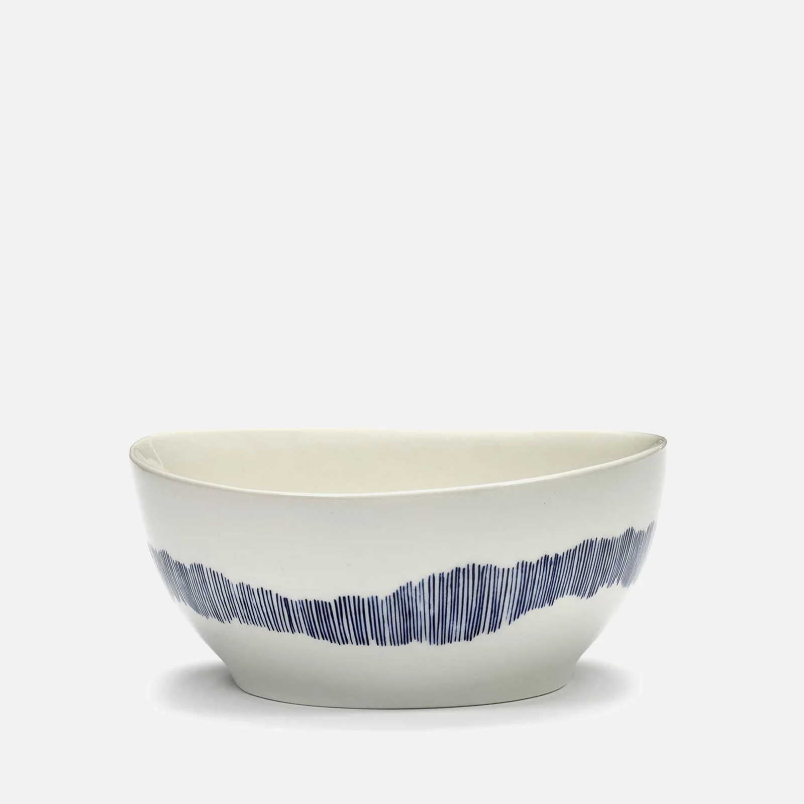 Serax x Ottolenghi Small Bowl - White & Swirl Blue (Set of 4) Image 1