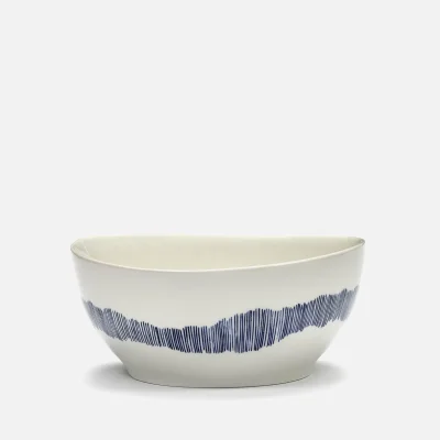 Serax x Ottolenghi Small Bowl - White & Swirl Blue (Set of 4)
