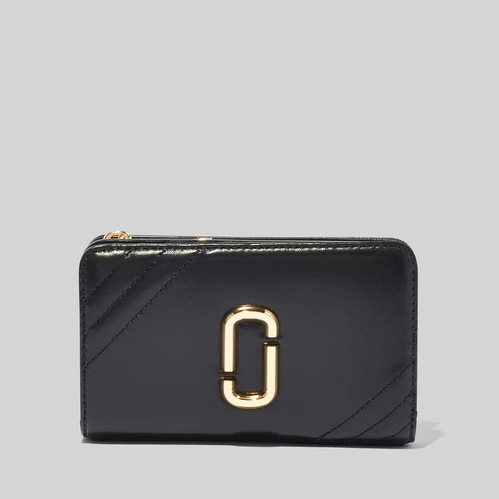 Marc Jacobs Women's Glam Shot Compact Wallet - Black Image 1