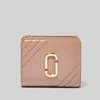 Marc Jacobs Women's Glamshot Mini Compact Wallet - Dusty Beige - Image 1