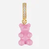 Crystal Haze Women's Pave Nostalgia Bear Pendant - Candy Pink - Image 1