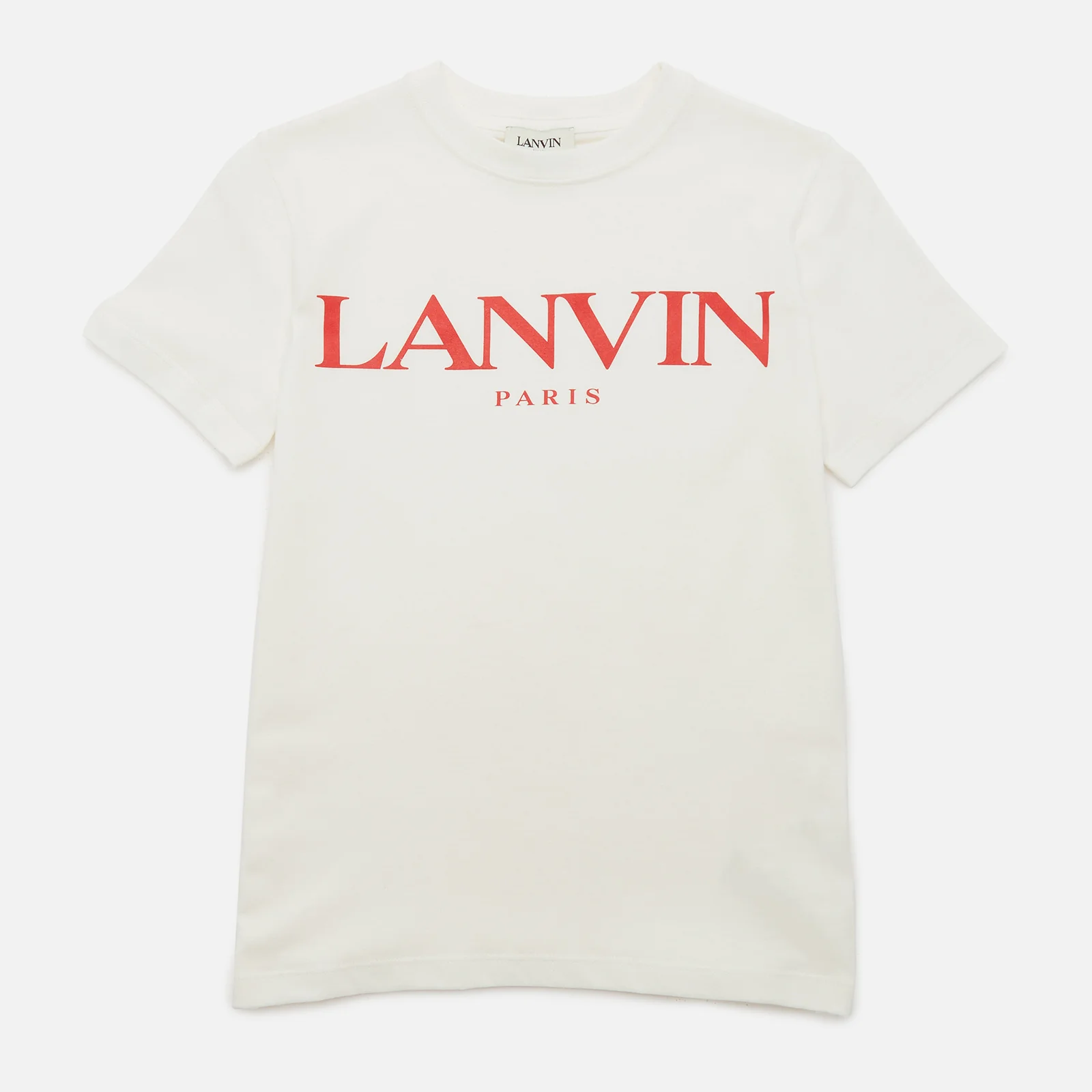 Lanvin Boys' Short Sleeves T-Shirt - Off White Image 1