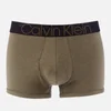 Calvin Klein Men's Contrast Waistband Trunk Boxer Shorts - Army Green - Image 1