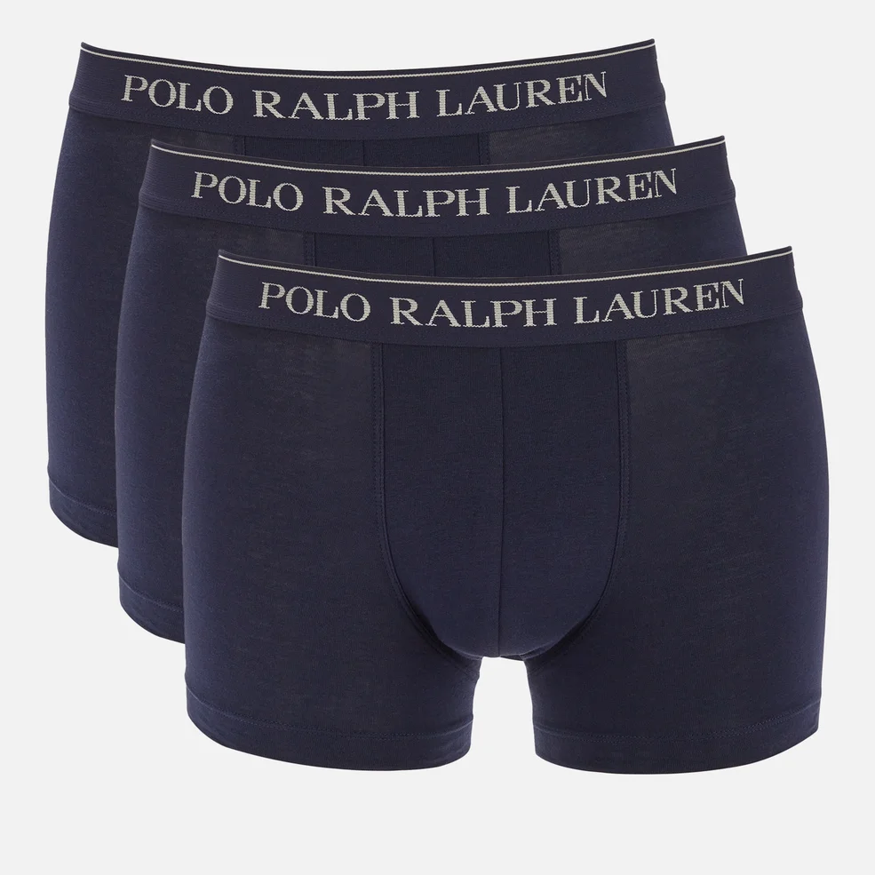 Polo Ralph Lauren Men's 3-Pack Trunk Boxers - Cruise Navy Image 1