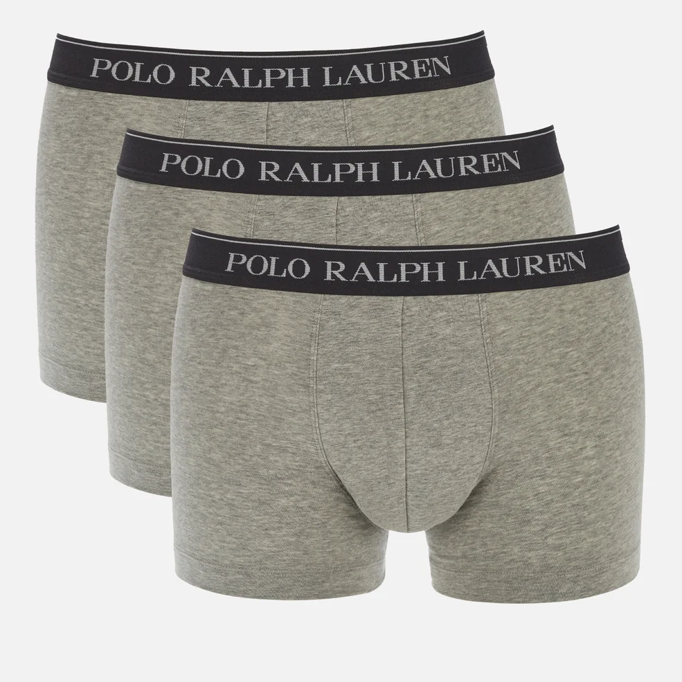 Polo Ralph Lauren Men's 3-Pack Trunk Boxers - Andover Heather Image 1