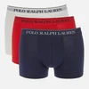 Polo Ralph Lauren Men's 3-Pack Trunk Boxers - Red/White/Cruise Navy - Image 1