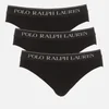 Polo Ralph Lauren Men's 3 Pack Briefs - Black/Multi Waistband - Image 1