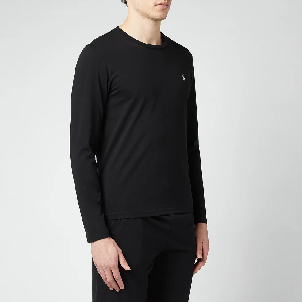Polo Ralph Lauren Men's Liquid Cotton Long Sleeve T-Shirt - Polo Black Image 1