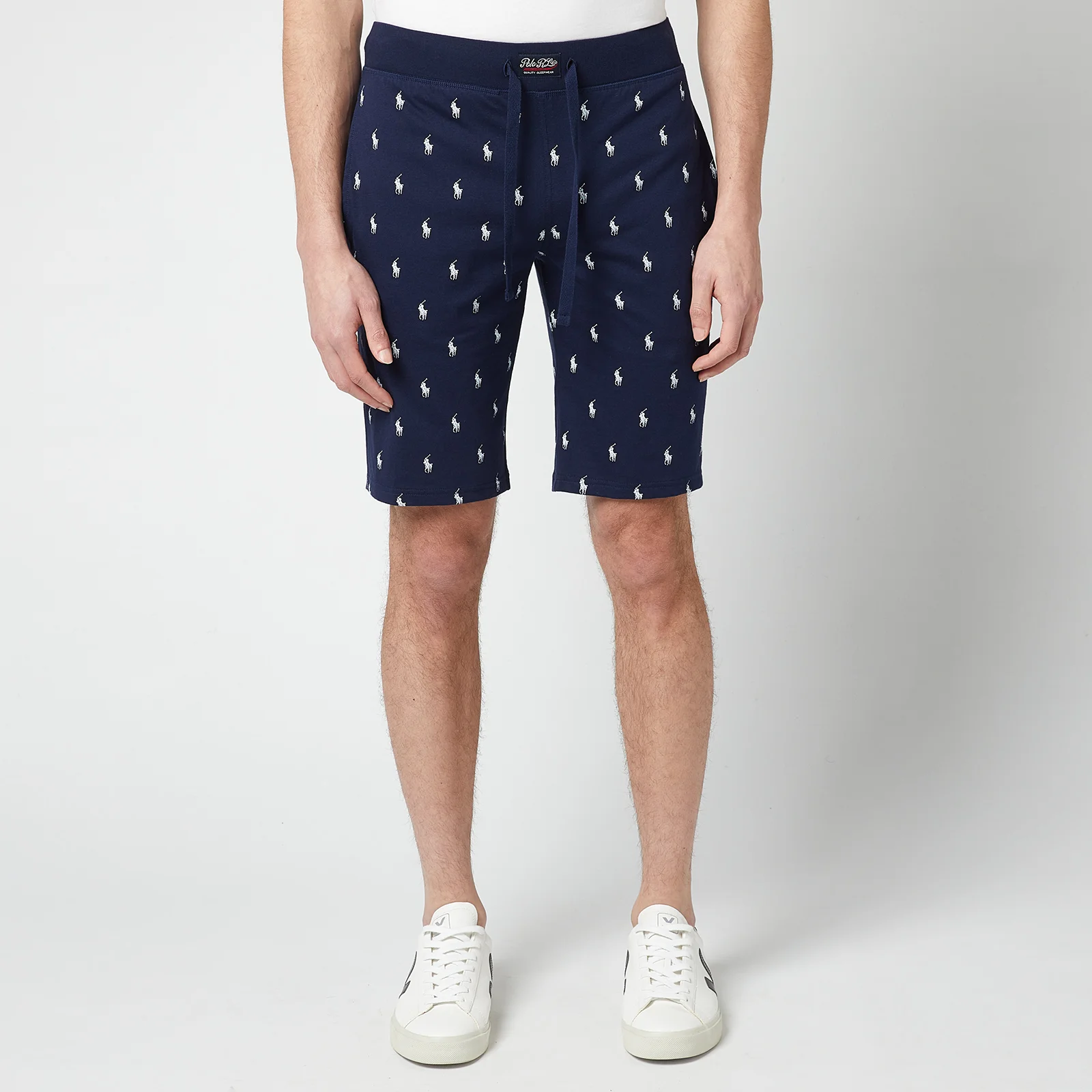 Polo Ralph Lauren Men's All Over Print Slim Shorts - Cruise Navy - S Image 1