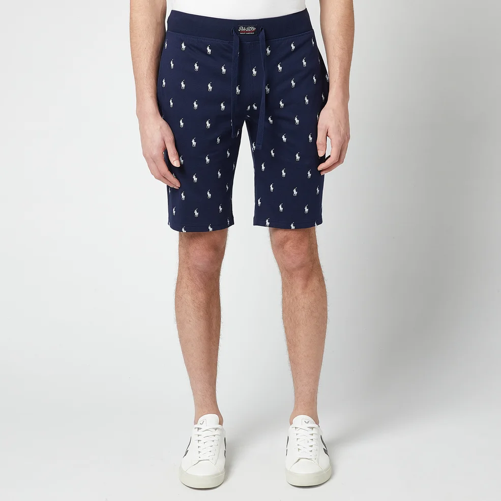 Polo Ralph Lauren Men's All Over Print Slim Shorts - Cruise Navy Image 1