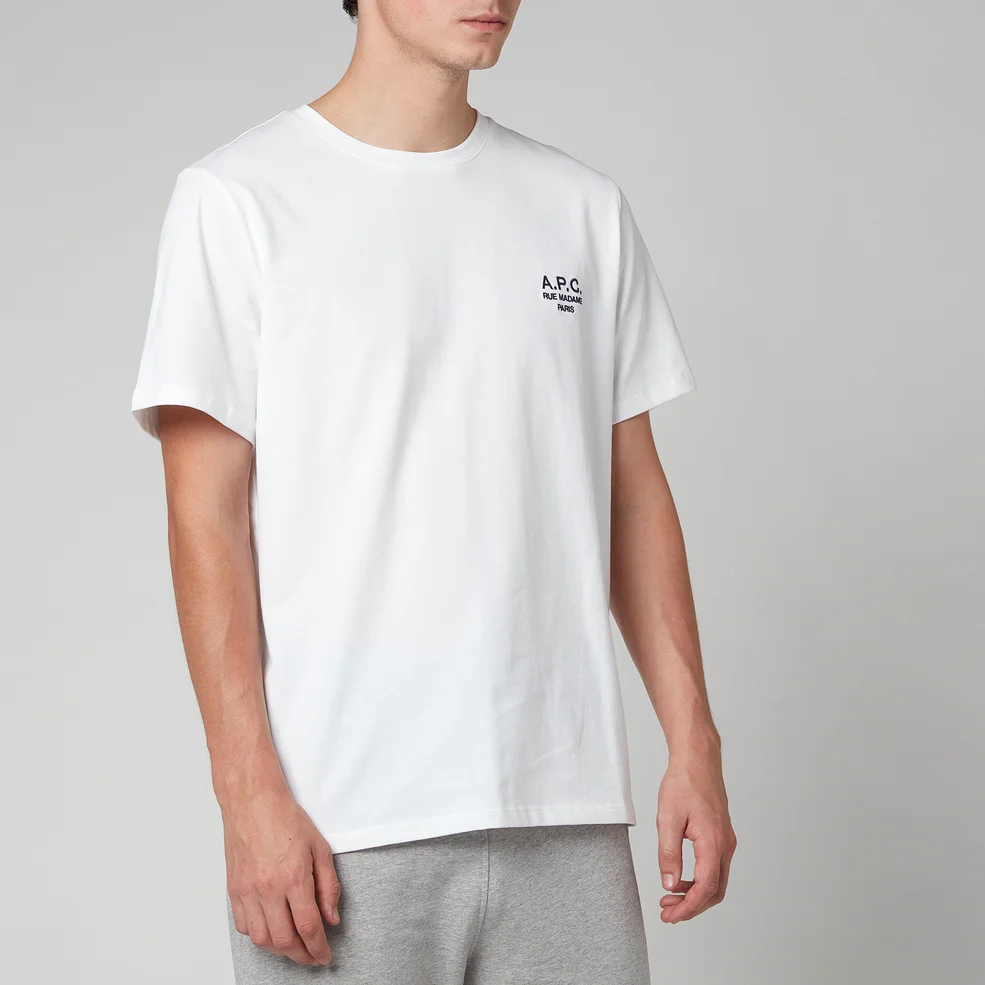 A.P.C. Men's Raymond T-Shirt - White Image 1