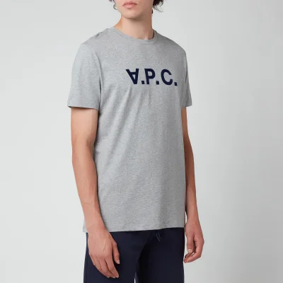 A.P.C. Men's Vpc Logo T-Shirt - Heather Grey
