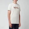 A.P.C. Men's Vpc Colour Logo T-Shirt - Beige - Image 1