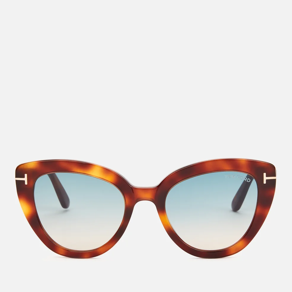 Tom Ford Women's Izzi Cat Frame Sunglasses - Blonde Havana Image 1