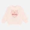 KENZO Baby Girl Tiger Sweatshirt - Pink - Image 1