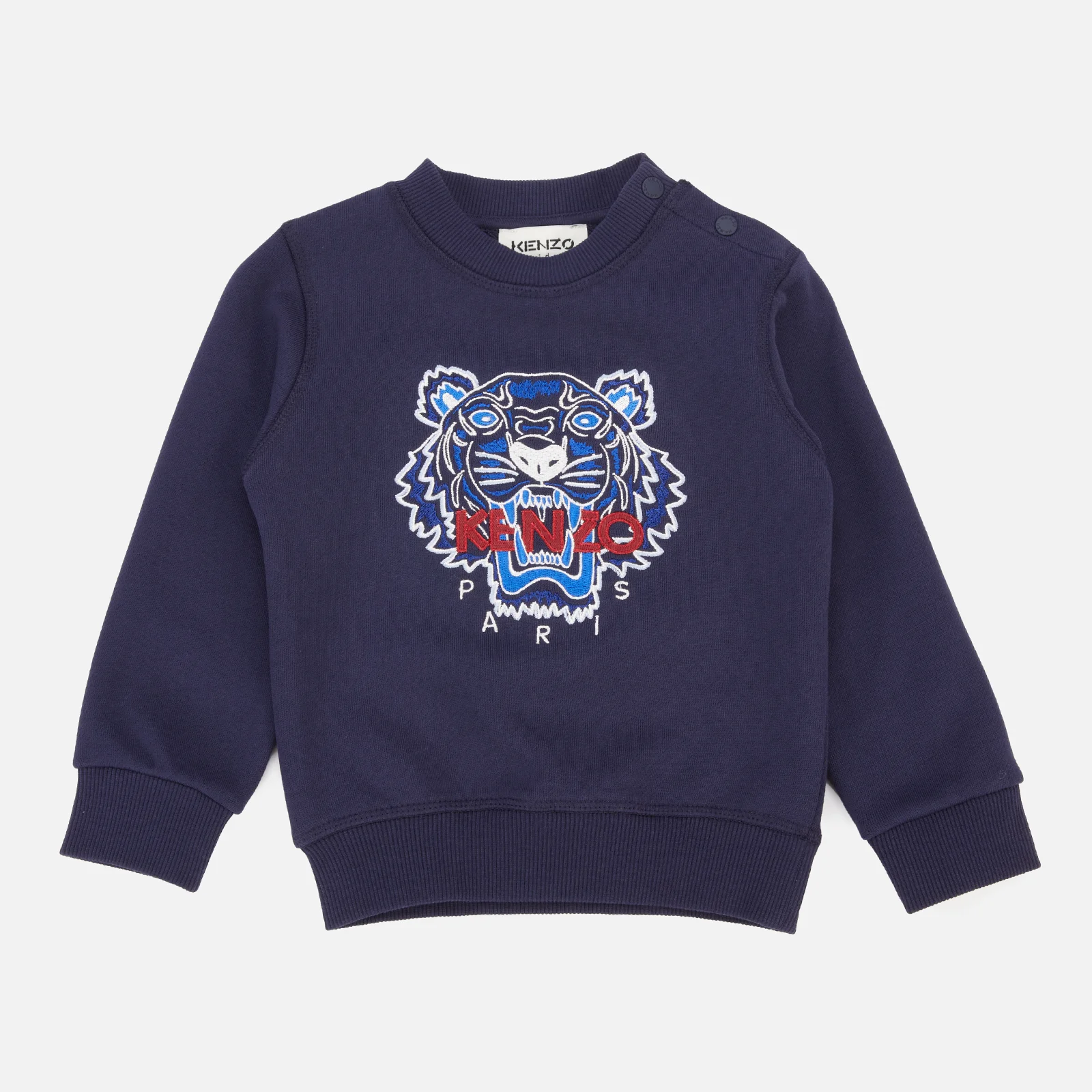 KENZO Baby Boy Tiger Sweatshirt - Electric Blue Image 1