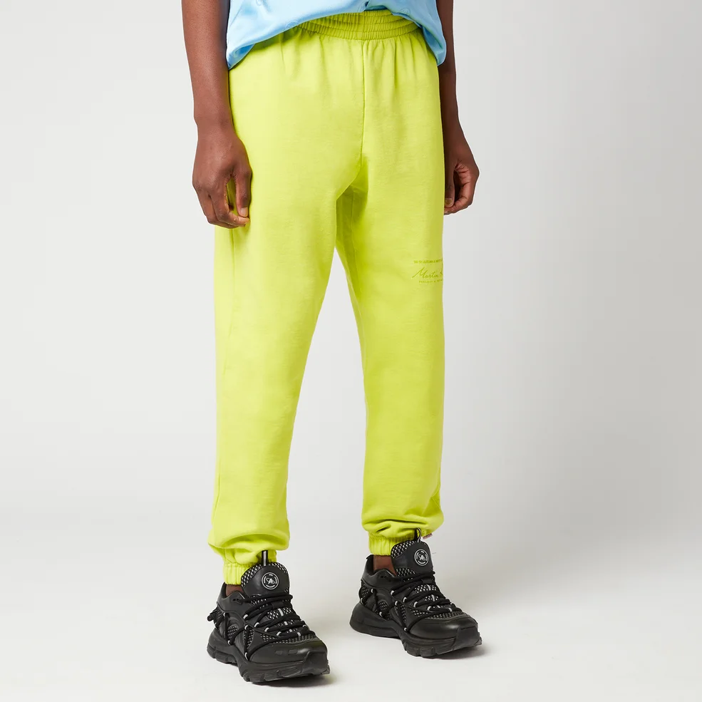 Martine Rose Men's Slim Track Pants - Apple Green Image 1