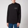 Martine Rose Men's Funnel Neck Long Sleeve T-Shirt - Black - Image 1