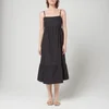 Faithfull The Brand Women's Candace Midi Dress - Plain Black - Image 1
