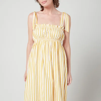 Faithfull The Brand Women's Gia Midi Dress - Martie Stripe Print