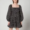 Faithfull The Brand Women's Morissa Mini Dress - Neoma Dot Print - Image 1