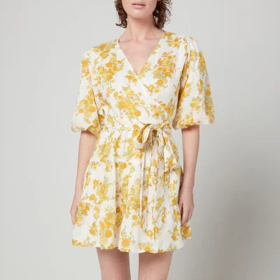 Faithfull The Brand Women's Rooney Wrap Mini Dress - Linden Floral Print