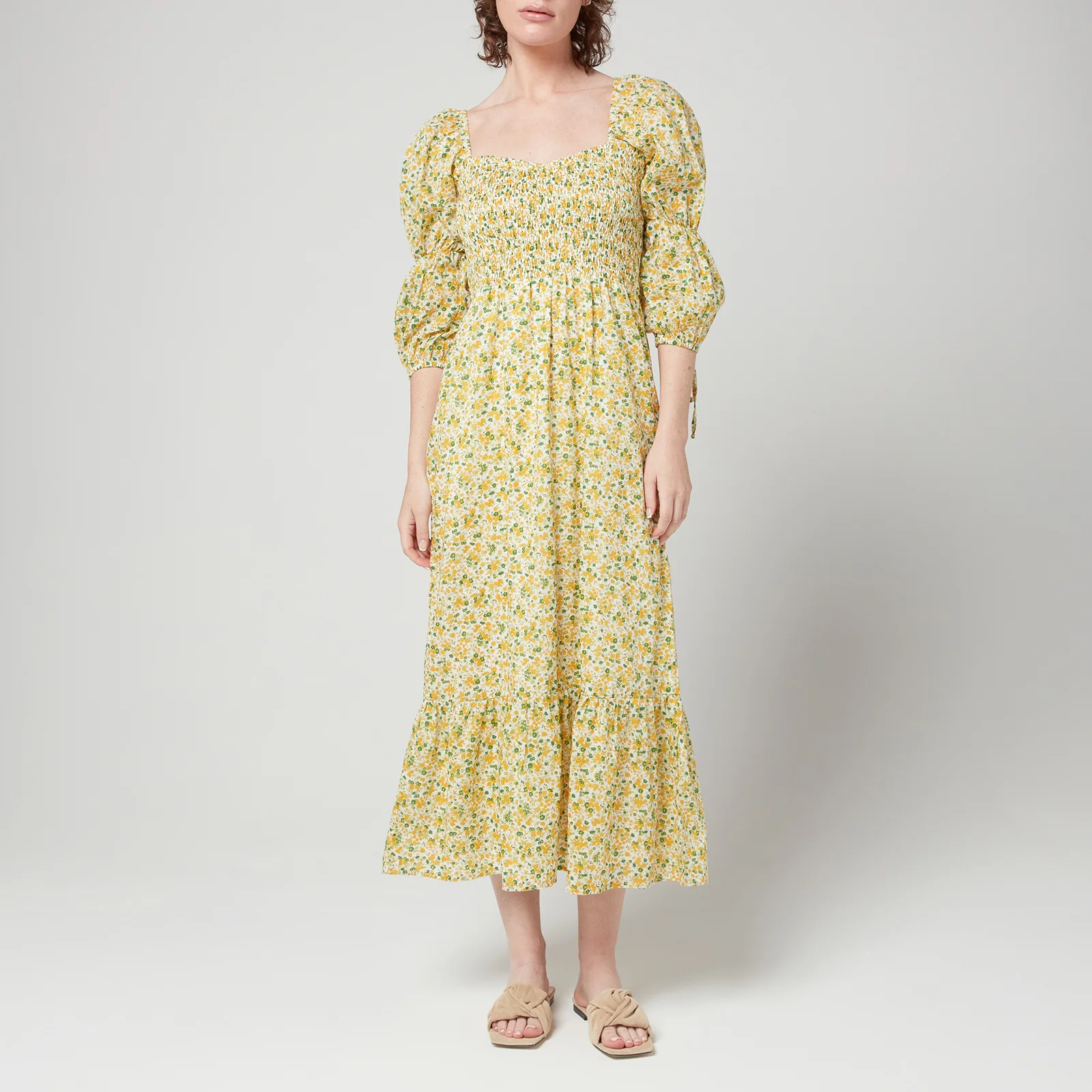 Faithfull The Brand Women's Palino Midi Dress - Rosemary Floral Print Image 1