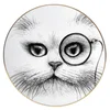 Rory Dobner Decorative Perfect Plate - Cat Monocle - Image 1