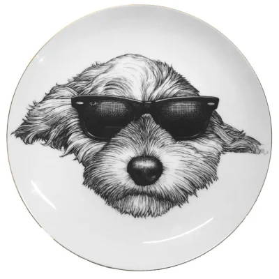 Rory Dobner Decorative Perfect Plate - Sidney The Cockapoo - Medium