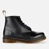 Dr. Martens 101 Smooth Leather 6-Eye Boots - Black - UK 3 - Image 1