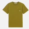 Maison Kitsuné Men's Baby Fox Patch Classic Pocket T-Shirt - Avocado - Image 1
