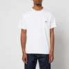 Maison Kitsuné Navy Fox Patch Classic Pocket T-Shirt - White - Image 1