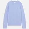 Maison Kitsuné Men's Tricolour Fox Patch Clean Sweatshirt - Provencal Blue - Image 1
