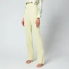 Salvatore Ferragamo Women's Gabardine Trousers - Technicolor Yellow - Image 1