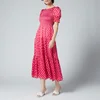 Kitri Women's Persephone Pink Checker Dress - Pink Wavy Checker - Image 1
