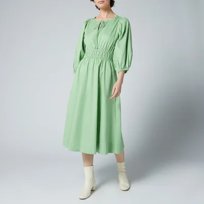 Kitri Women's Medora Green Cotton Dress - Green