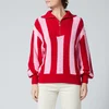 Kitri Women's Lorna Pink Stripe Cotton Sweater - Pink Stripe - Image 1