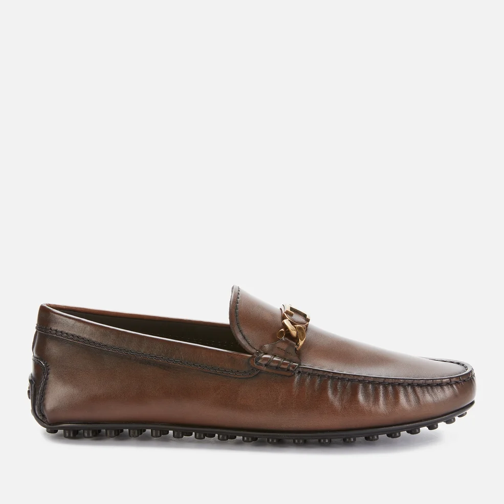 Tod's Men's Gommini Leather Driving Shoes - Cocoa Image 1
