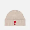 AMI Adc Ribbed Beanie - Wool Champagne - Image 1