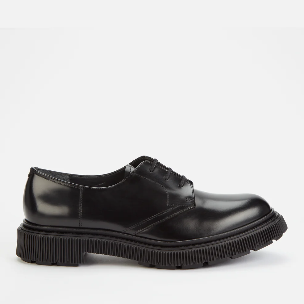 Adieu Men's Type 132 Leather Derby Shoes - Black Image 1