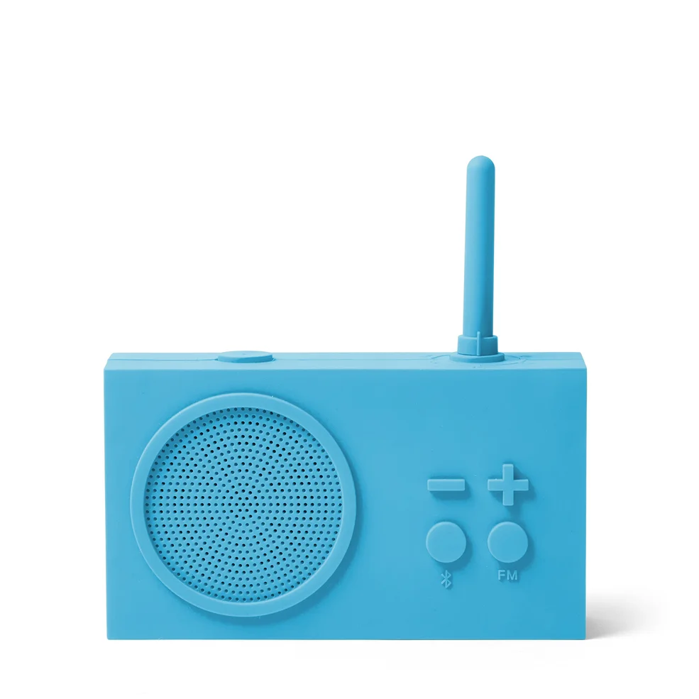 Lexon TYKHO 3 FM Radio and Bluetooth Speaker - Turquoise Image 1