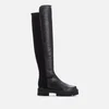 Stuart Weitzman Women's 5050 Suede/Leather Ultralift Knee High Boots - Black - Image 1