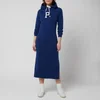 Polo Ralph Lauren Women's Hooded Midi Sweatshirt Dress - Fall Royal - Image 1